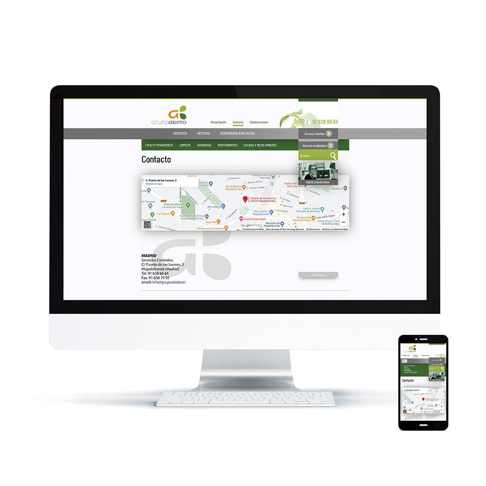 Desarrollo en HTML de Web Corporativa